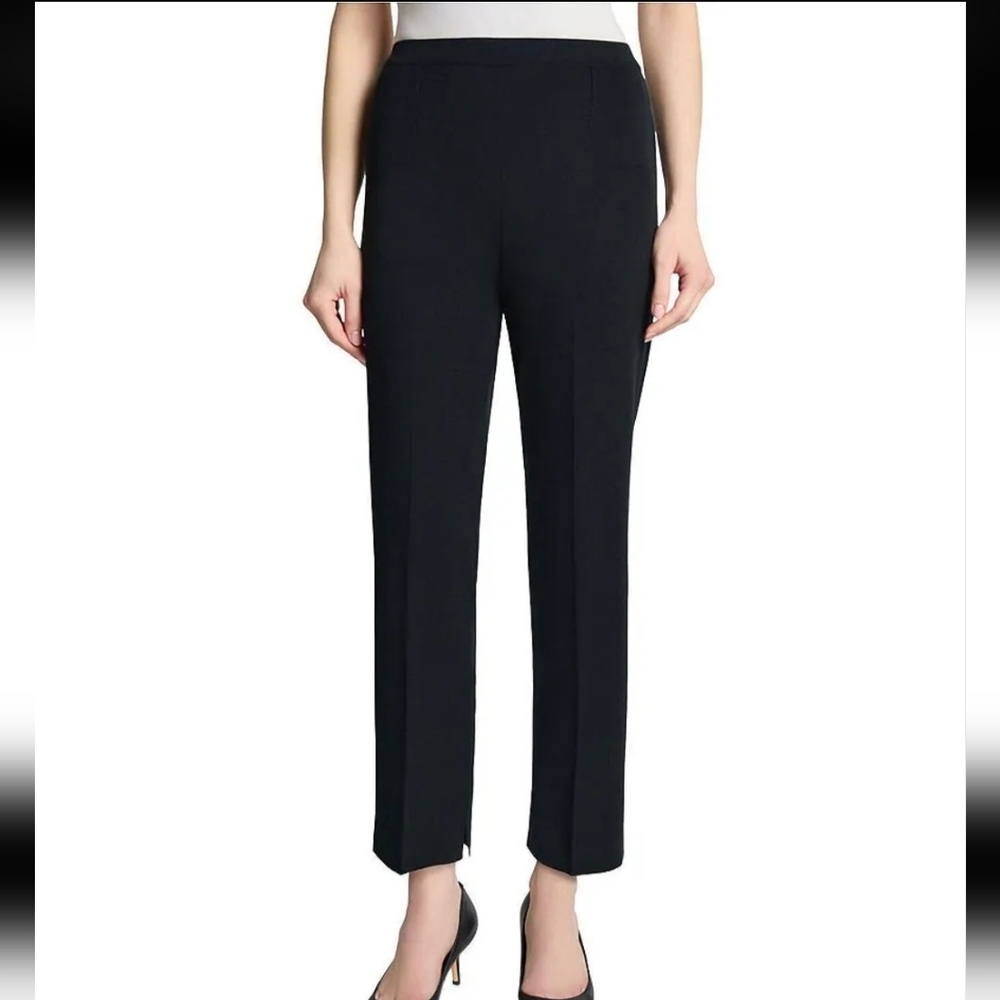 Ming Wang Straight Leg Knit Pants - Size L